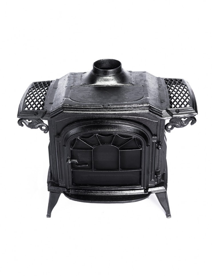 Chimenea a Leña en Hiero Fundido Canadiense