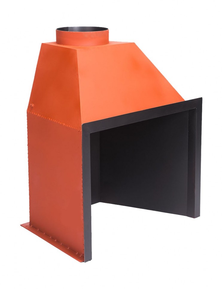 Hogar para Chimenea a Leña Frontal Clásico Extra Grande