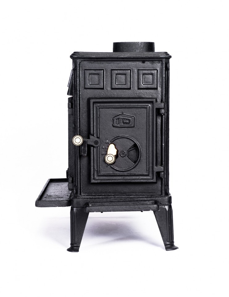 Chimenea a Leña en Hierro Fundido Rectangular