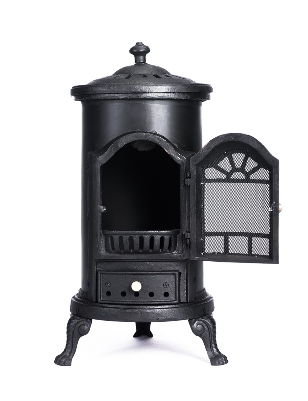 Chimenea y Estufa a Leña en Hierro Fundido Guaraní