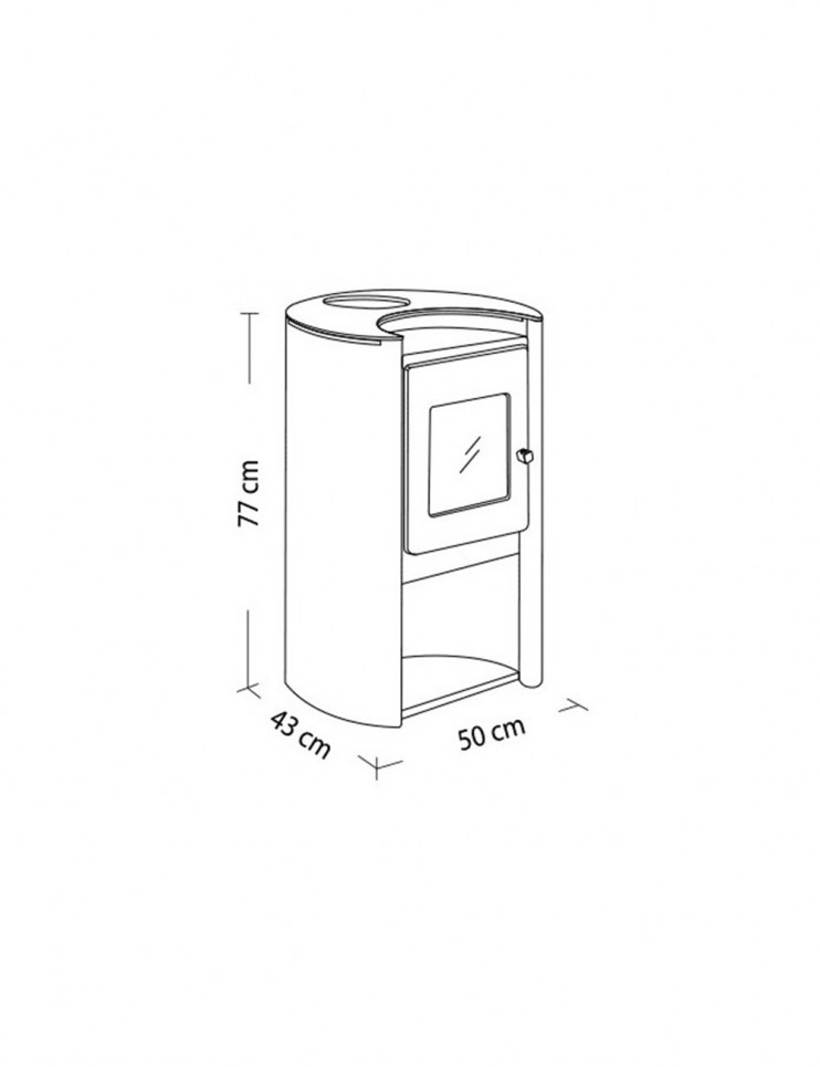 Chimenea a Leña Amesti Rondo 450