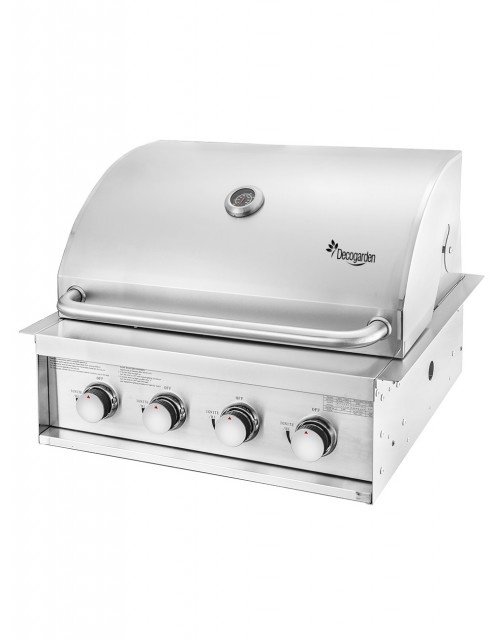 Asador BBQ a Gas de Empotrar 4 Quemadores