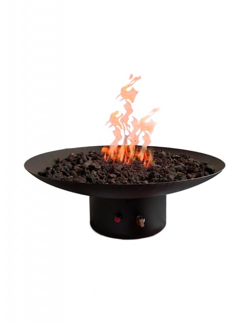Chimenea de exterior con Paila en Lamina