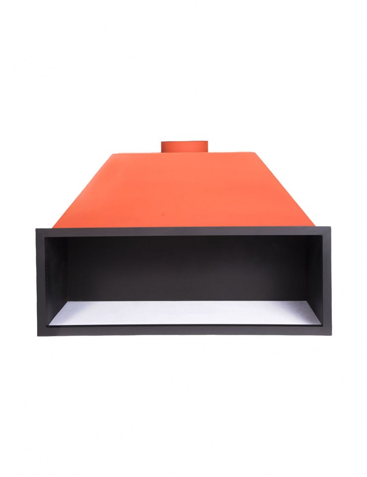 Hogar para Chimenea a Leña Frontal Loft Extra Grande 1