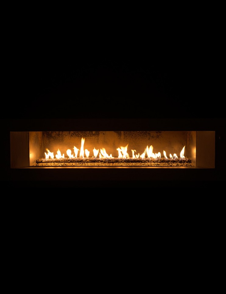 Chimeneas a Gas Loft Vented Quemador Plano