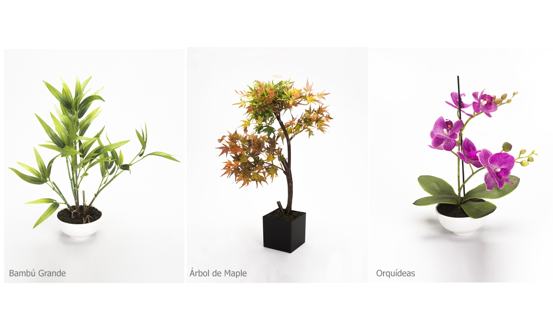 Flores y Plantas Artificiales. 