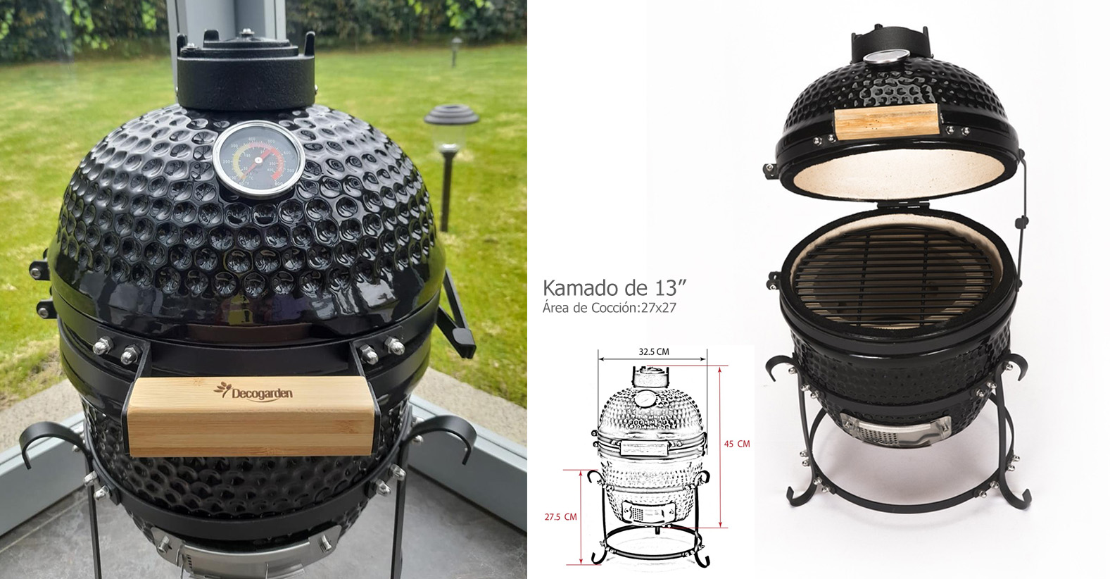 Kamado 13 Portatil Chimeneas de Colombia